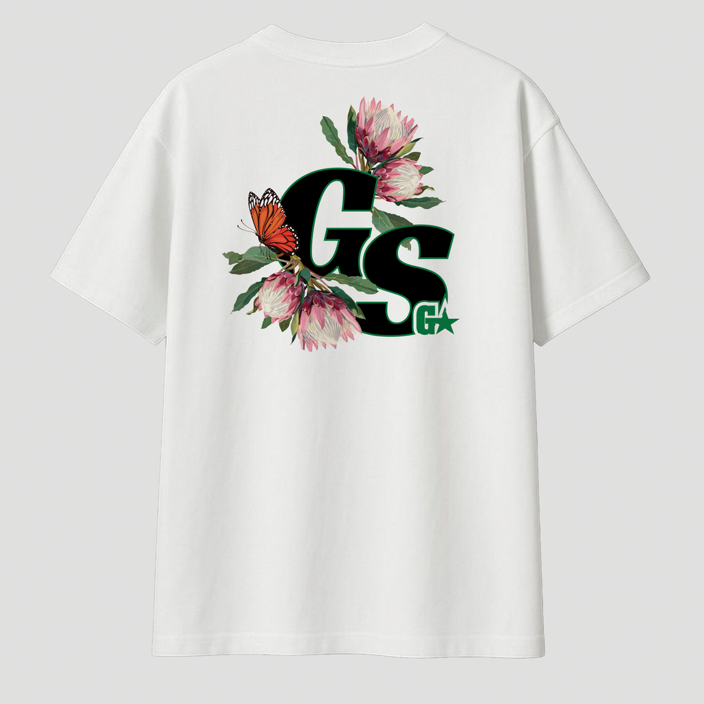 Protea Oversized White T-Shirt | Ghetto Star