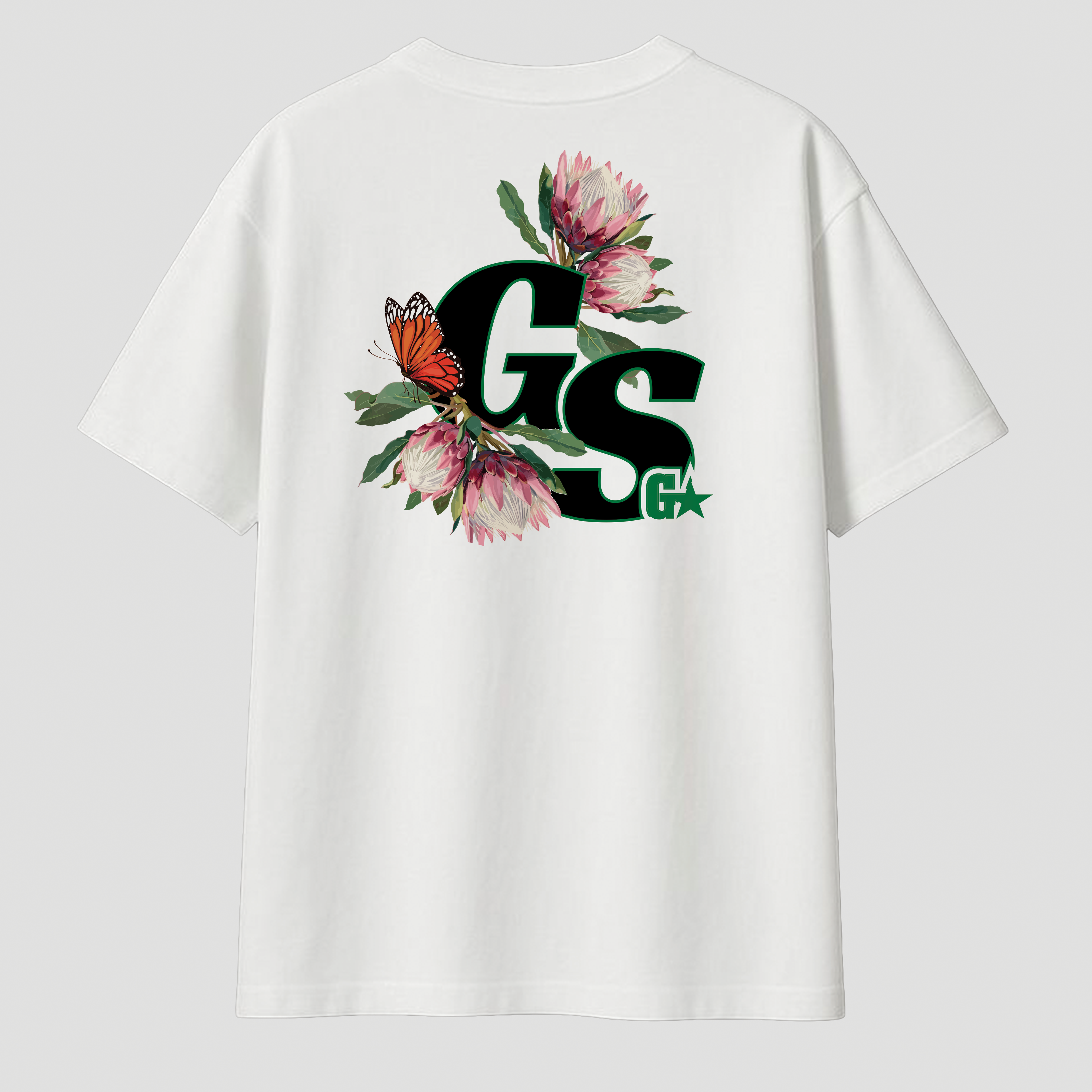 Protea Oversized White T-Shirt | Ghetto Star