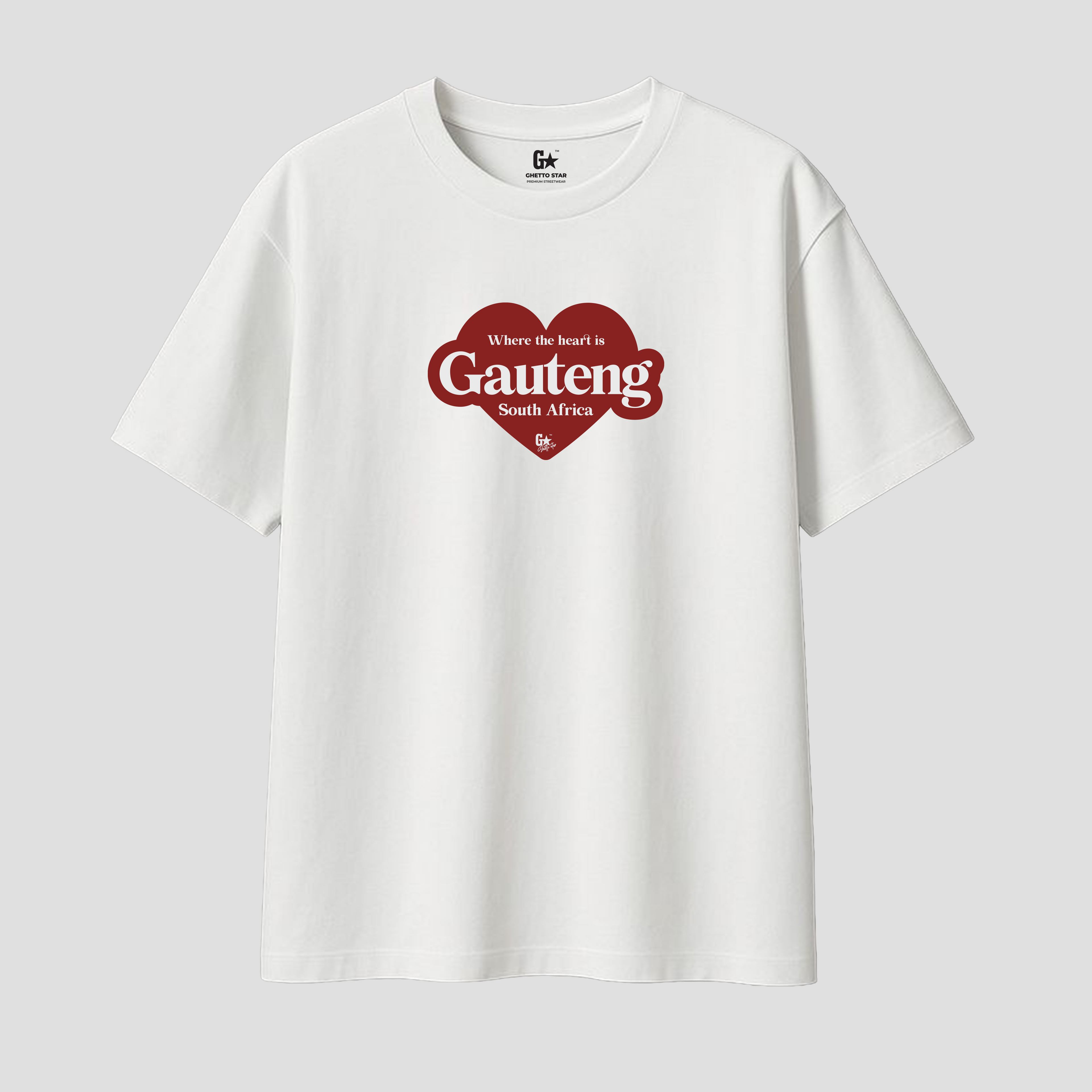 Gauteng Oversized White T-Shirt | Ghetto Star